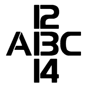 abc 123 optical illusion