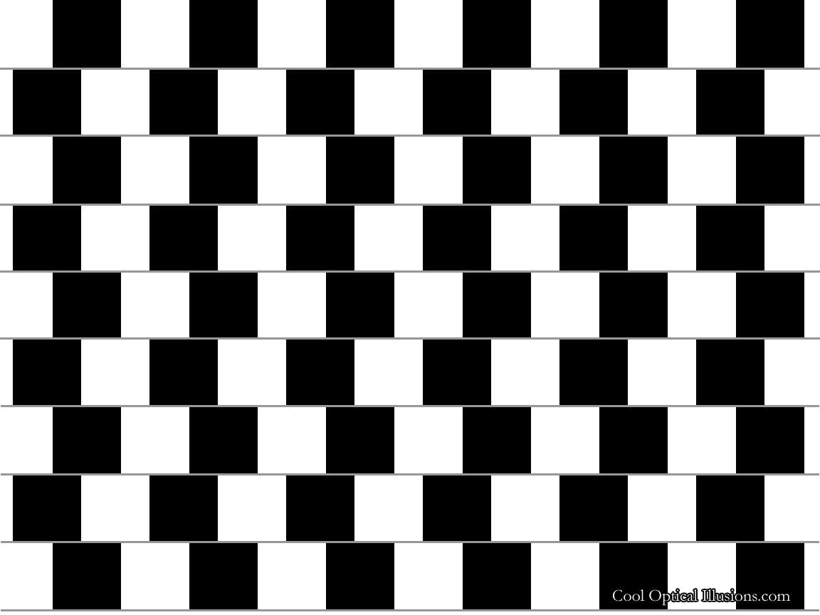 Bricks Optical Illusion Wallpaper