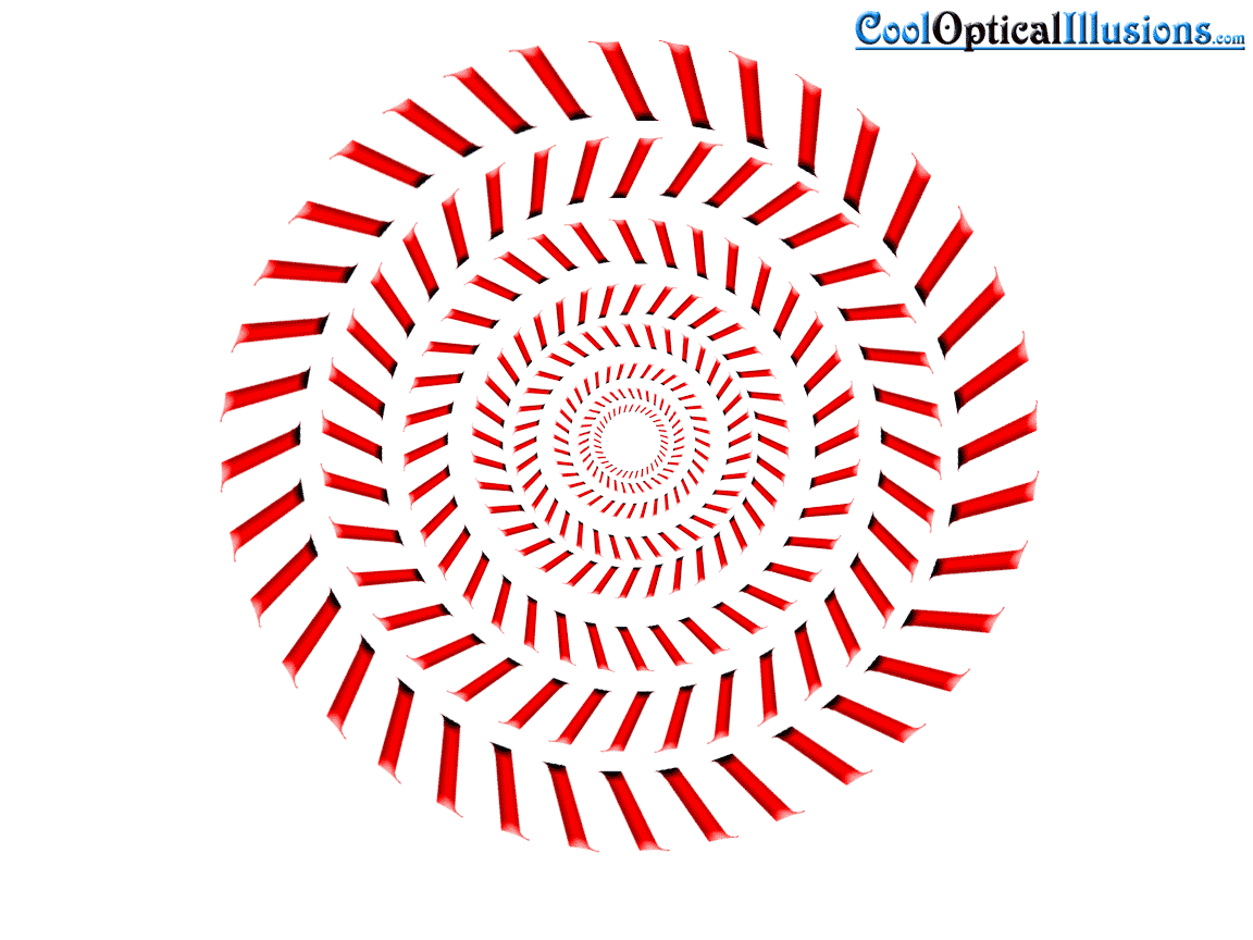 Cool Spinning Wallpaper - The Candy Cane Illusion